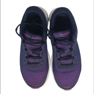 Under Amour Purple and Pink Girls Sneakers